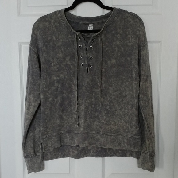 Mudd Tops - MUDD Lace Up Shirt